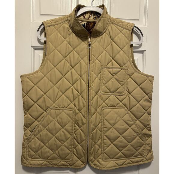 Lauren Ralph Lauren Equestrian Horse Print Quilted Vest XL Preppy Riding - Picture 6 of 11